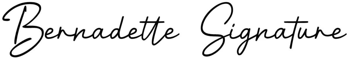 Bernadette Signature Font 1