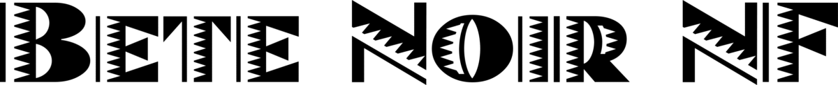 Bete Noir NF Font 1