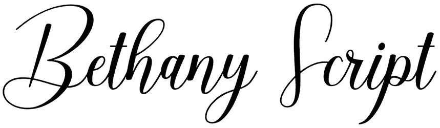 Bethany Script Font 1