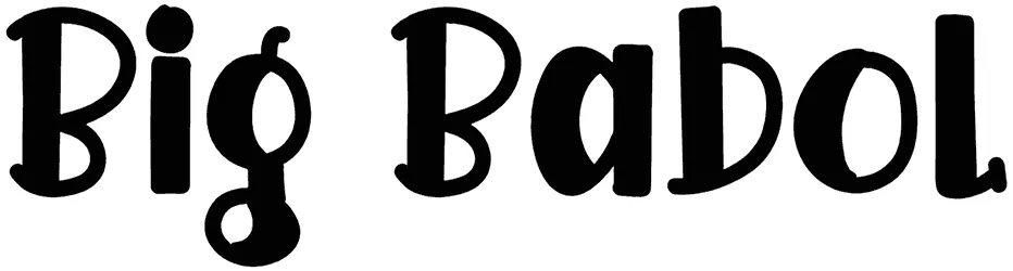 Big Babol Font 1