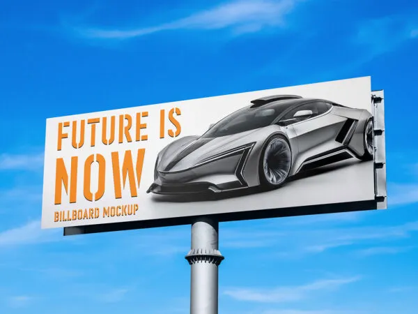 Big Billboard on Sky Mockup 1