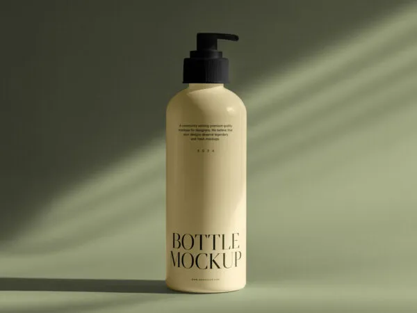 Big Bottle with Dispenser Mockup 1