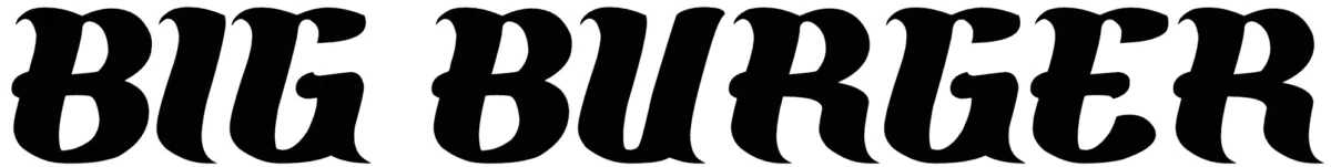 Big Burger Font 1