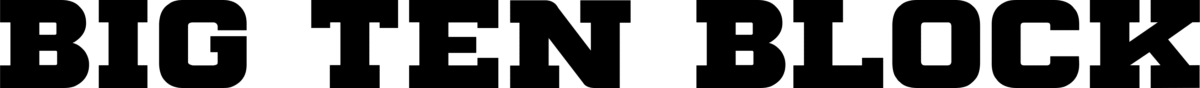 Big Ten Block Font 1