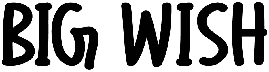 Big Wish Font 1