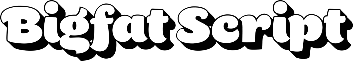 Bigfat Script Font 1