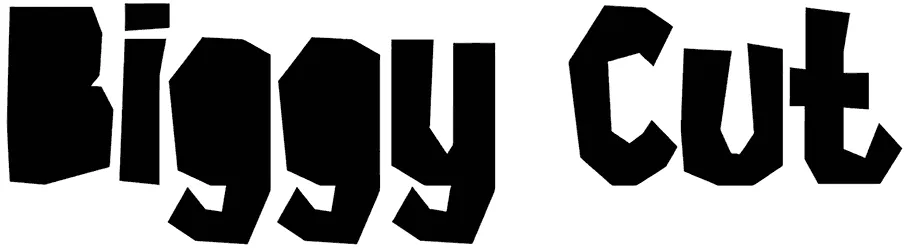 Biggy Cut Font 1