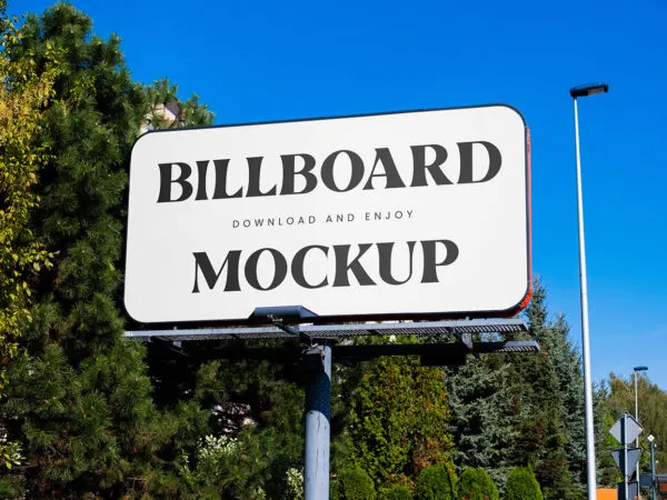Billboard in City Mockup 1