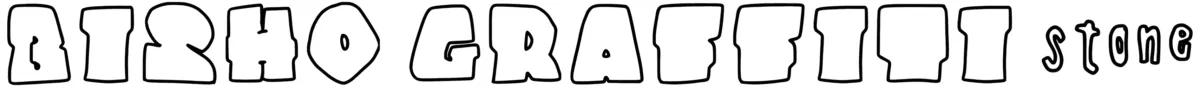Bisho Graffiti Stone Font 1