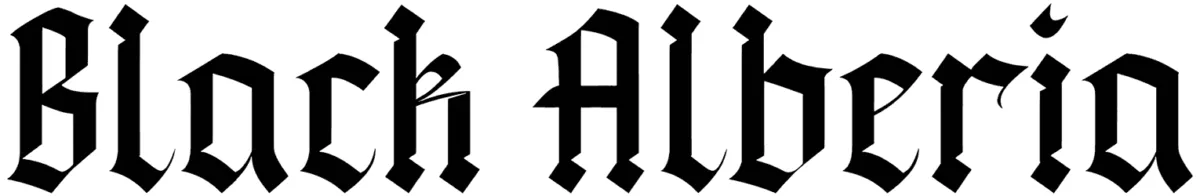 Black Alberia Font 1