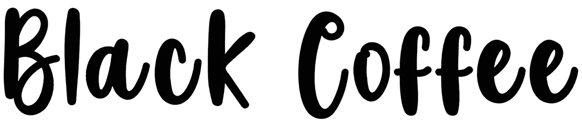 Black Coffee Font 1
