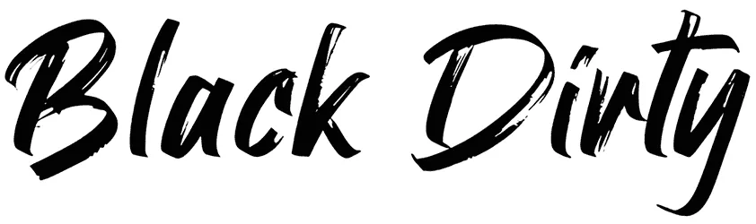 Black Dirty Font 1