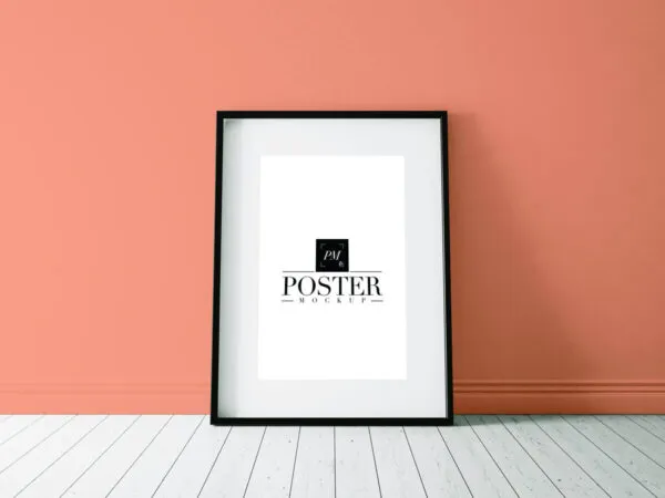 Black Frame Poster Mockup 1