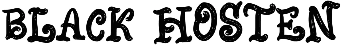 Black Hosten Font 1