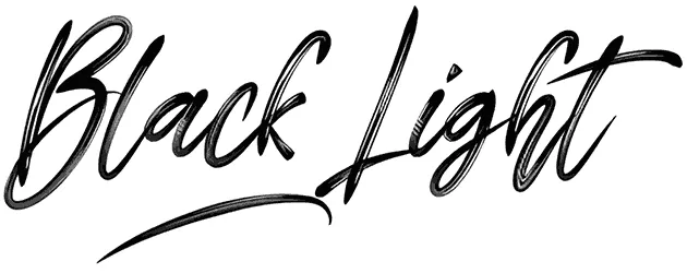 Black Light Font 1