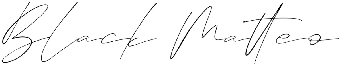 Black Matteo Font 1