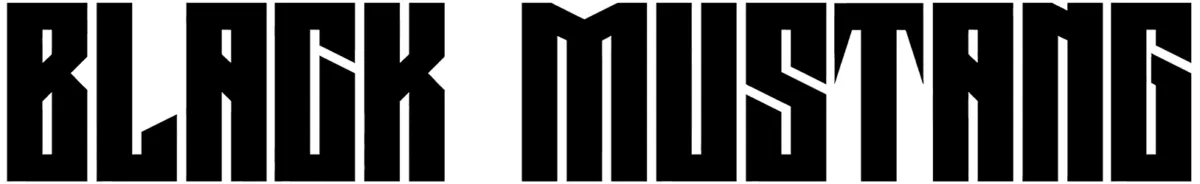 Black Mustang Font 1