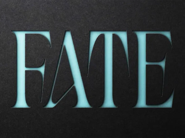 Black Paper Cutout Mockup Text Effect 1