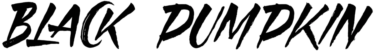 Black Pumpkin Font 1