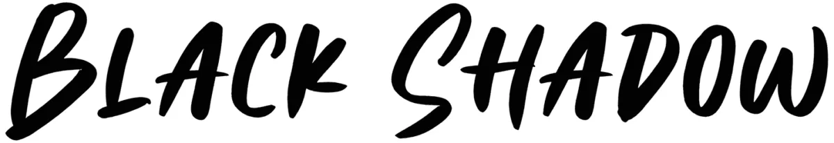 Black Shadow Font 1