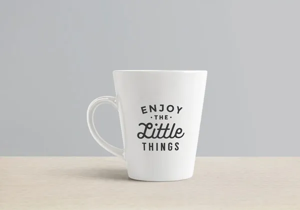 Black White Classic Mug Showcase Mockup 1