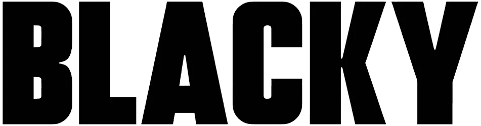 Blacky Font 1