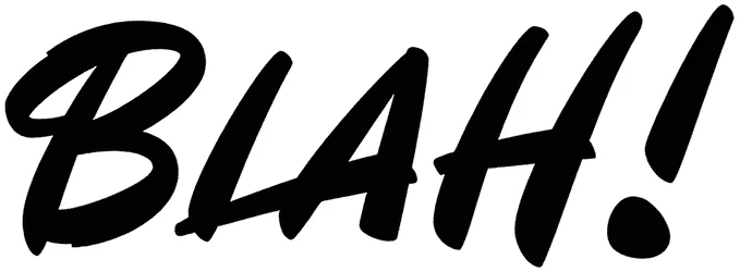 Blah Font 1