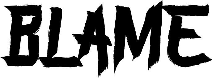 Blame Font 1