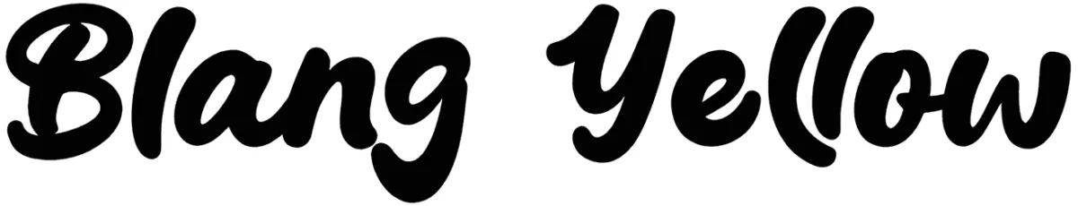 Blang Yellow Font 1