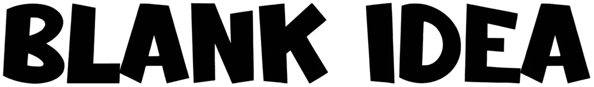 Blank Idea Font 1