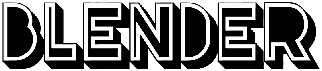 Blender Font 1