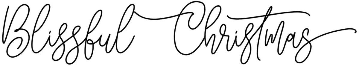 Blissful Christmas Font 1