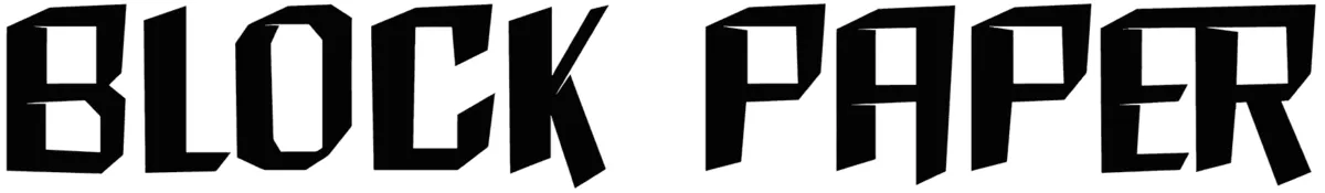 Block Paper Font 1