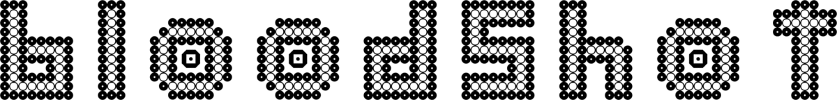 Bloodshot Font 1