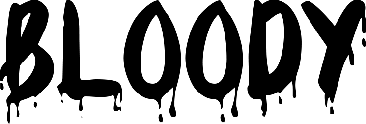Bloody Font 1
