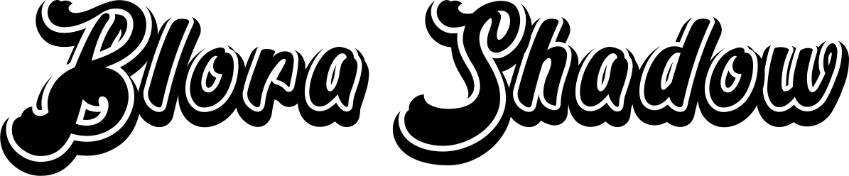 Blora Shadow Font 1
