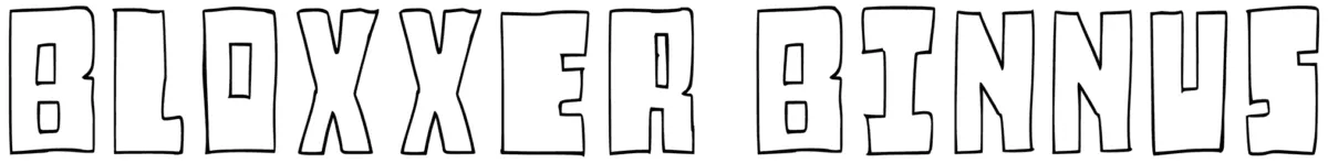 Bloxxer Binnus Font 1