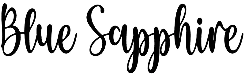 Blue Sapphire Font 1