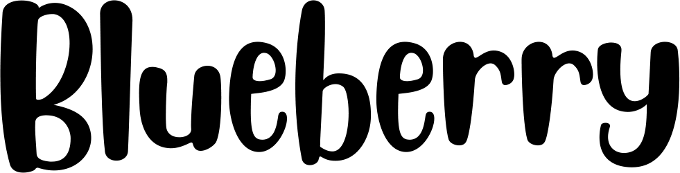 Blueberry Font 1