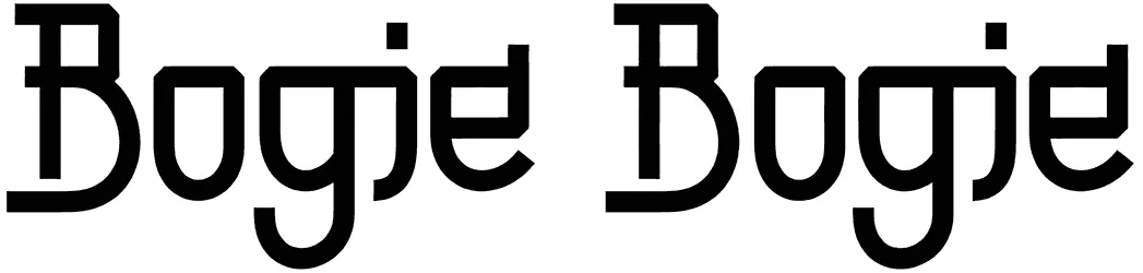 Bogie Bogie Font 1