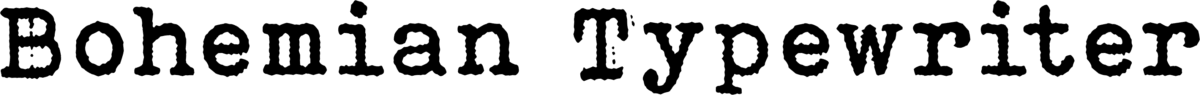 Bohemian Typewriter Font 1