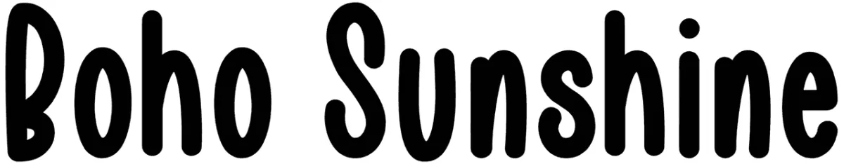 Boho Sunshine Script Font 1