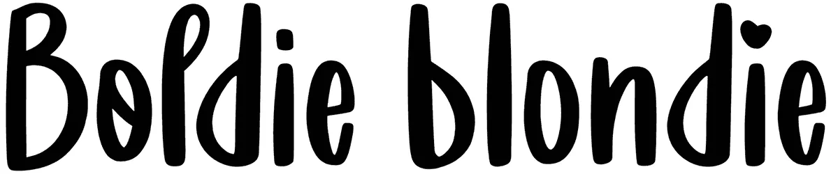 Boldie Blondie Font 1