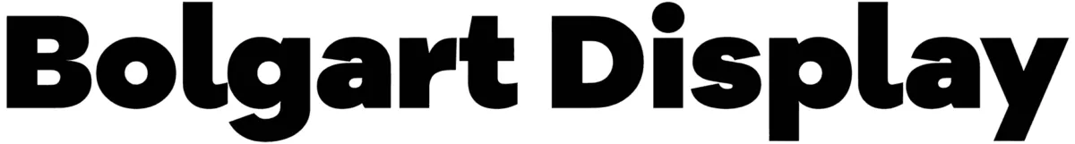 Bolgart Display Font 1