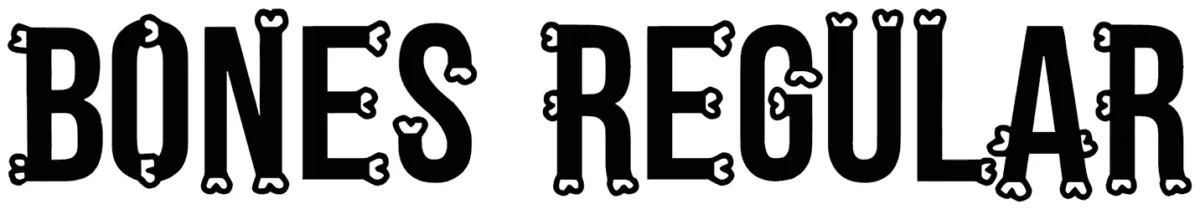 Bones Regular Font 1