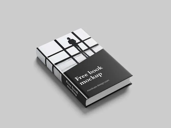 Book Mockup with 6 Shots From Different Angles 1