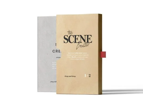 Book in Packaging Mockup from a Front View 1