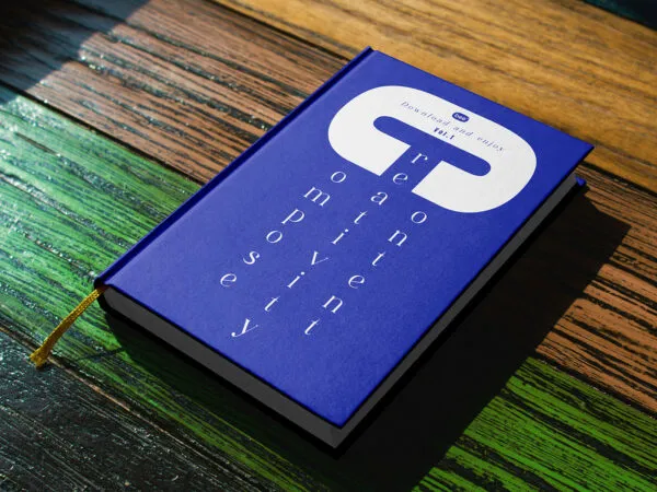 Book on Color Table Mockup 1