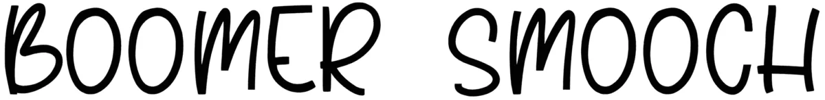 Boomer Smooch Font 1