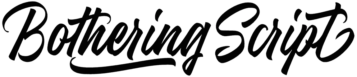 Bothering Script Font 1